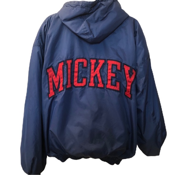Disney Mickey Mouse Jackets & Blazers - Disney Mickey Mouse Women's Embroidered Nylon Blue Jacket Coat Size Medium